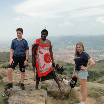 Mountainbiken in een wildreservaat in Swaziland