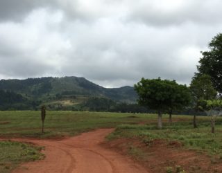 Mountainbiken in een wildreservaat in Swaziland