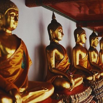 Boeddhistische beelden in Bangkok