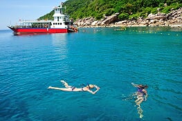 Snorkelen met de kinderen in Thailand