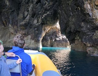 Grot binnen varen in Portugal