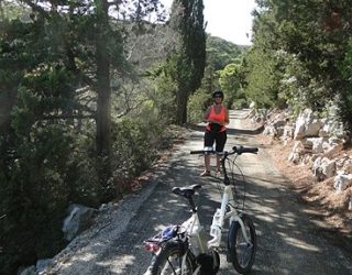 fieten in Mljet met kinderen