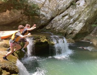 Cetina rivier kayakken