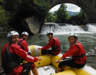 familie rafting cilento
