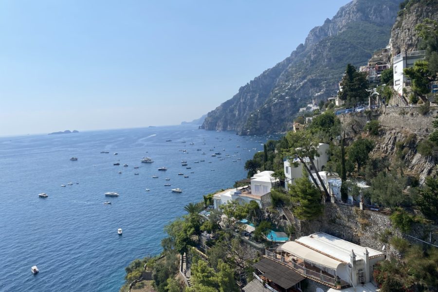 Positano zicht op zee