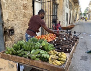 Fruitkar in Oude Havana