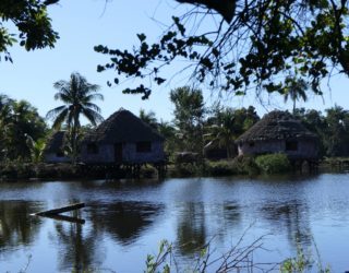 Hutjes op het indianeneiland