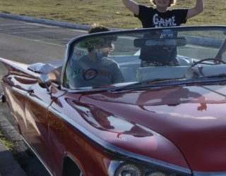 Drie zonen in de oldtimer in Havana Cuba