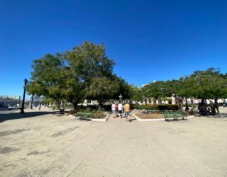 Parkje in Cienfuegos