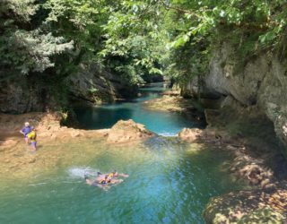 Kajak dichtbij Plitvice