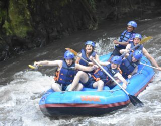 Rafting fun met kinderen