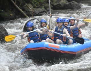 Rafting met kinderen Ubud