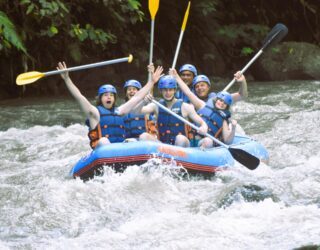 Rafting op de Ayung rivier