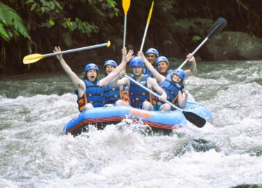 Rafting op de Ayung rivier