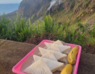 Ontbijt op de top Mount Batur