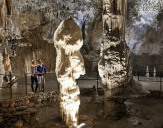 Postojna caves with kids