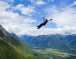 Ziplinen in de Julische Alpen