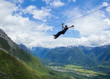 Ziplinen in de Julische Alpen