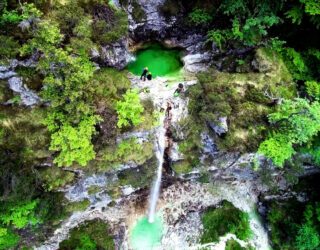 Canyoning in Fratarica