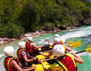 Rafting op de Soca Rivier