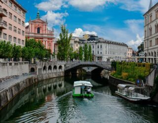 Met de boot door Ljubljana