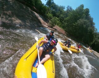 Familierafting op de Sabie rivier