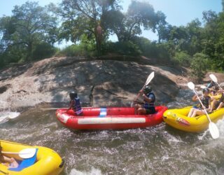 Rafting fun op de Sabierivier