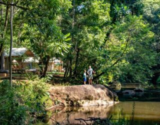 Kamperen met kinderen aan de Sabie rivier