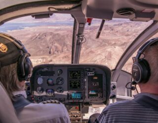 Bewonder de Grand Canyon vanuit de helikopter
