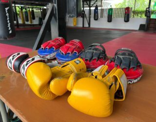 Bokshandschoenen Muay Thai Bangkok