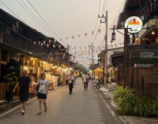 Gezellige straatjes in Chiang Khan