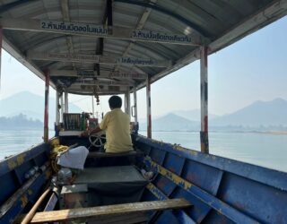 Bootocht op de Mekong rivier