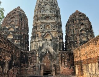 Bezoek Sukhothai met kinderen