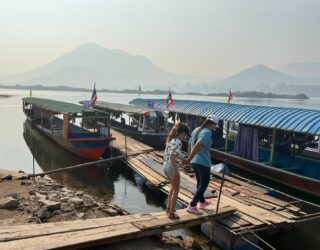 Varen op de Mekong met kinderen