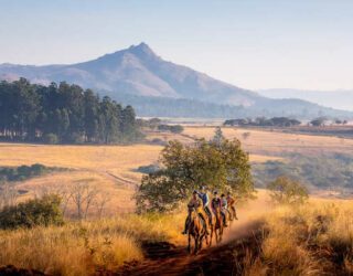 Paardrijden door prachtige landschappen in Swaziland