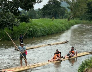 Bamboerafting in Chiang Mai