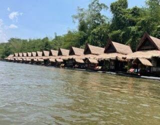 Jungle rafts aan de River Kwai
