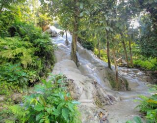 Sticky Waterfalls in Thailand