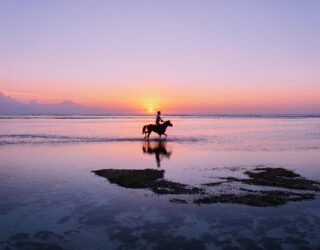 Paardentocht op de Gili-eilanden