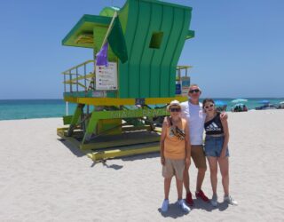 Familie Moerman geniet van Miami Beach
