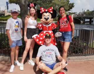 Familie Moerman bij Disney World