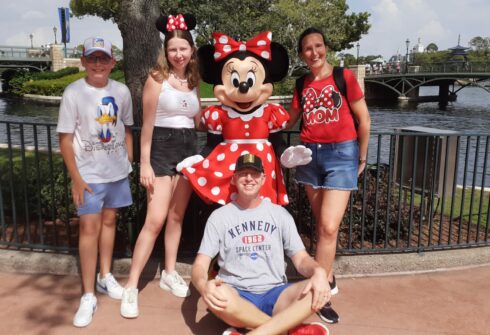 Familie Moerman bij Disney World