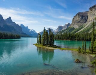 Bezoek het mooie Maligne Lake