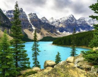 Lake Moraine in Canada