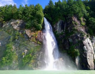 Waterval bij Great Bear Rainforest