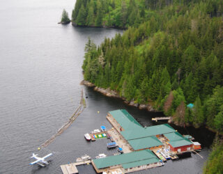 Lodge in het Great Bear Rainforest