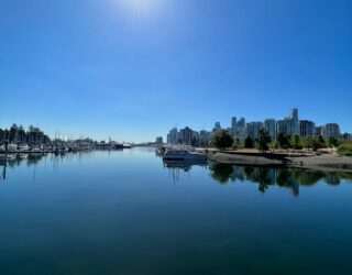 Vancouver in zonlicht