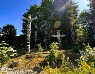 Totems in Stanley Park