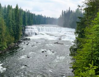 Dawson Falls in Wells Gray National Park