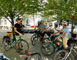 Vancouver met de familie op de velo